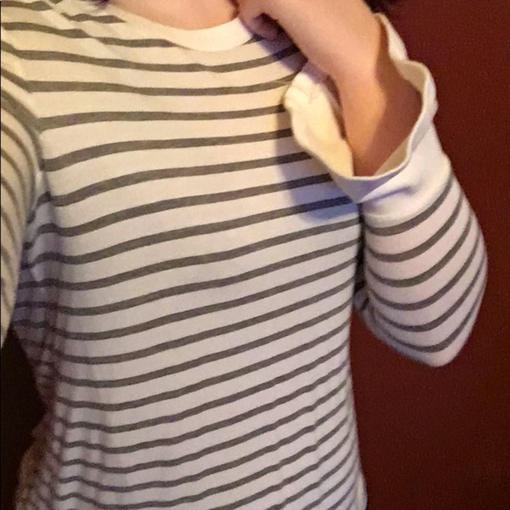 Long Flared Sleeve Shirt